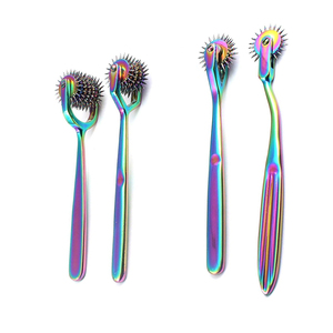 Juego de 4 Uds. Wartenberg Neuro Pinwheel herramienta de probador de nervios sensoriales de 1 3 5 7 herramientas de diagnóstico de cabeza con revestimiento de titanio - Product Image 6