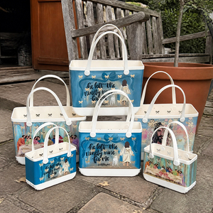 Bolsa de Playa de EVA con Diseño de Versículo Bíblico, Impresión UV Personalizada, Impermeable, Autoportante, con Parte Superior Abierta, para Viajes al Aire Libre, para Mujeres - Product Image 1