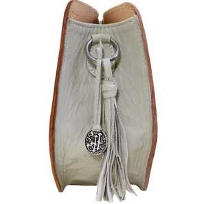 Venta caliente Western Tooled Sling Bag Bolso de hombro de cuero de vaca natural Borlas Flores Bolsas de transporte ocultas de cuero genuino - Product Image 3