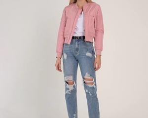 Chaqueta acolchada cálida de invierno y otoño para mujer, superventas, ajustada, manga larga, cremallera, secado rápido, Color sólido, impermeable, Floral - Product Image 6