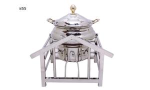 Pot chauffant pour buffet de décoration de table d'hôtel Vente en ligne de chauffe-plats en métal Pot de service pour restauration d'hôtel de luxe - Product Image 5