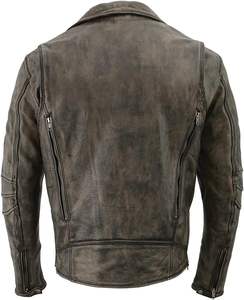 Chaqueta de Motociclismo de Cuero Unisex de Alta Calidad para Verano/Invierno, Resistente al Viento, Transpirable, con Protección EVA - Product Image 6