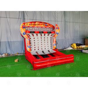 Il basket gonfiabile all'aperto collega quattro giochi gonfiabili di rimbalzo del tiro al bersaglio di pallacanestro giochi per il noleggio del partito - Product Image 1