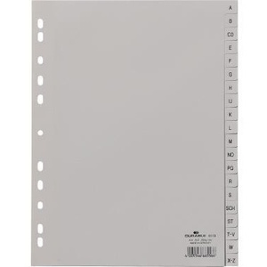A-Z Register Durable DIN <b>A4</b> Polypropylene 20 Register Bltter File <b>Folder</b> Accessories - Product Image 1