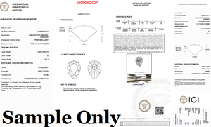 เพชรทรงลูกแพร์2กะรัตสำหรับทำเครื่องประดับจากผู้ผลิตอินเดียรูปทรงลูกแพร์ VVS ความชัดเจน - Product Image 4
