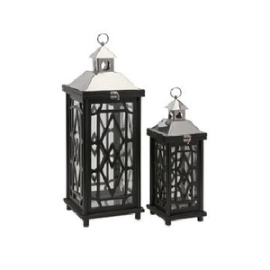 Event Decoration Wooden <b>Lantern</b> Best Quality Designer Candle Holder Vintage Style Handmade Wooden Candle <b>Lantern</b> <b>Set</b> - Product Image 3