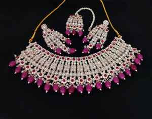 Indian Traditional Kundan Gold Plated Jewellery Set and Copper Necklace Set for Women and Girls Indian <b>Accessories</b> Jewlery Women - Product Image 2