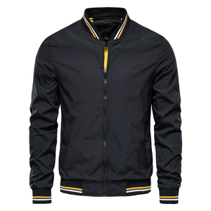 Blouson bombardier pour hommes de rue haute personnalisé en gros bonne qualité hiver décontracté sans col design nouveau bombardier vierge personnalisé - Product Image 5