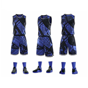 Shorts de basket-ball d'été de haute qualité Design unique personnalisé BSCI vente en gros de vêtements de sport ensembles de style imprimés - Product Image 3