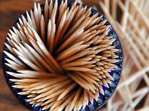 Cure-dents en bambou jetables 1KG, cure-dents double face sans éclats, bonne rondeur et droiture - Product Image 5