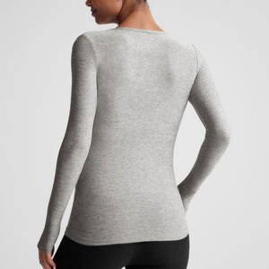 Chemises de compression pour femmes à col en O Chemises de compression pour femmes de bonne qualité à vendre - Product Image 2