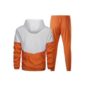 Nouvel ensemble de survêtement décontracté à capuche élégant pour hommes, en coton, taille plus, respirant, jogging slim, vente en gros, ensembles deux pièces - Product Image 2