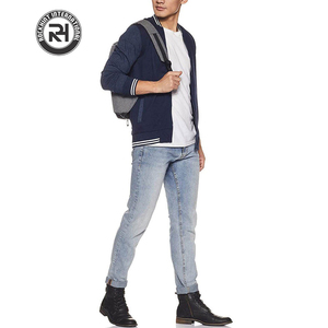 2025 veste universitaire personnalisée veste Letterman de baseball de qualité supérieure logo brodé vente à chaud fabricant OEM col montant logo avant - Product Image 4