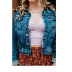 BD Supplier Women's Customized Oversized <b>Quilted</b> Denim Jacket New Fashion Loose Casual Style Breathable Cotton Fabric for Winter - Product Image 6