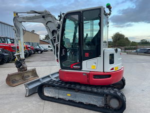 Mini-excavatrice Takeuchi TB257 neuve 2026 de 5,8 tonnes, excavatrice sur chenilles à queue courte de 5800 kg, excavatrice compacte diesel de 52 CV à vendre - Product Image 5