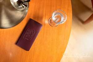 หนัง LBH-0118คุณภาพสูงสำหรับร้านอาหารลายตามสั่งโลโก้ที่กำหนดเองหนังแฮนด์เมดแท้สำหรับการนำเสนอของแขก - Product Image 3