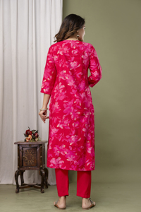 Ensemble Kurta élégant en tissu rayonne, vêtements ethniques indiens, avec dupatta, ensemble Kurta pour femmes, vêtements de fête, au meilleur prix - Product Image 4