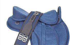 Sillín de caballo sin árboles sintético de calidad superior Sillín de carrera de montaje completo - Product Image 3