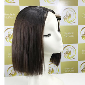 Precio de fábrica personalizable 8 ''10'' 12 ''Bonestraight extensiones de cabello humano vietnamita cutícula alineada pelucas de mujeres negras - Product Image 6