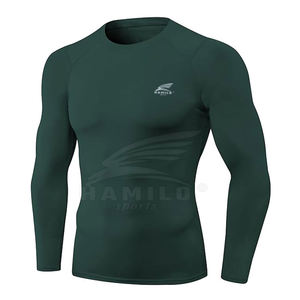 Chemise de compression respirante de haute qualité 2024 Concevez votre propre chemise de compression Logo pour hommes - Product Image 1