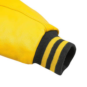 Chaqueta Varsity de Lana Bordada para Hombre, Estilo Urbano, Personalizada con Letras de Béisbol, Frente Alto, Transpirable, para Invierno - Product Image 5