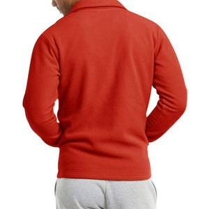 Veste polaire pour homme, saison hivernale, directement de l'usine, séchage rapide, respirante, coupe-vent, col montant, couleurs personnalisées, style urbain - Product Image 3