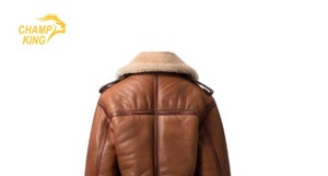 Veste en cuir pour femme de haute qualité avec doublure en fausse fourrure, écologique, couches de cuir Luxel pour l'hiver, boutons, fermeture éclair - Product Image 5