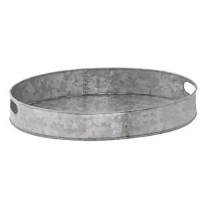 Plateau de service carré galvanisé Plat et assiette de grande taille finis par Oxodise pour la vaisselle faite à la main et adaptée aux besoins du client - Product Image 4