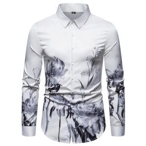 Chemises à carreaux en flanelle pour hommes, motif à carreaux foncés, belle tendance, manches longues complètes en Polyester et Spandex, automne de haute qualité - Product Image 1