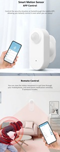 360 độ tuya ZigBee thông minh Radar 24Ghz mmwave không dây sự hiện diện của con người PIR ứng dụng cảm biến giám sát từ xa phát hiện chuyển động - Product Image 5
