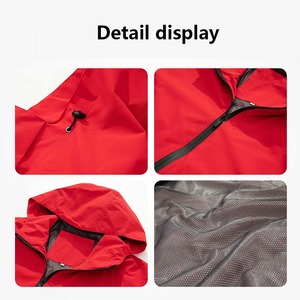 Veste à capuche imperméable à l'eau pour homme, col montant, fermeture éclair, séchage rapide, respirante, pour la randonnée et l'escalade, saison d'hiver - Product Image 6