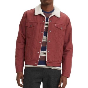 OEM High Quality Custom Denim <b>Jacket</b> <b>Men's</b> Sherpa <b>Trucker</b> <b>Jacket</b> Fashion Washed <b>Jacket</b> Winter Outerwear - Product Image 4