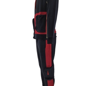 Nouveau design personnalisé à la mode, sweat à capuche avec fermeture éclair, pantalon cargo, ensembles deux pièces, ensemble survêtement uni pour hommes, vêtements décontractés d'hiver - Product Image 4