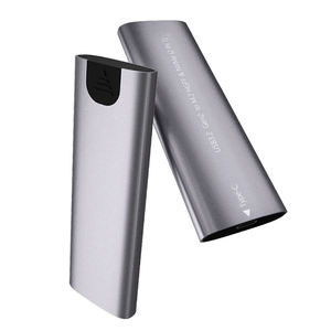 Boîtier externe portable en aluminium pour SSD M.2 USB 3.1 Type-C NVMe, compatible avec les disques durs 2230/2242/2260/2280 - Product Image 1
