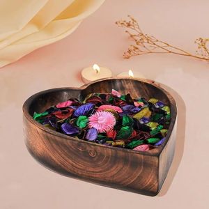 Bol en céramique japonais en forme de coeur Plat de service de salade de fruits attrayant pour la cuisine et centre de table - Product Image 2