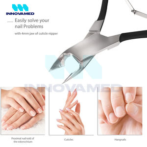 Coupe-cuticules incurvé en acier inoxydable de haute qualité, best-seller, ouverture large, prise en main confortable, design durable, option de logo personnalisé - Product Image 5