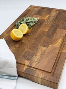 Pagaie de service en bois de qualité supérieure Planche à fromage durable Planche à découper Planche à découper en bois d'acacia avec poignée - Product Image 3