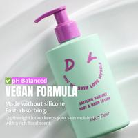 DEARDOER Lotion hydratante éclatante pour le corps et les mains 300 ml Fabriquée en Corée Vegan pH équilibré Peaux sensibles Cosmétiques coréens