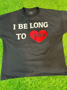 Clothing Manufacturers' Custom 100% Cotton Breathable 300g Oversized Drop Shoulder Short Sleeve Solid <b>Boxy</b> <b>T</b>-<b>Shirt</b> Jersey Men - Product Image 2