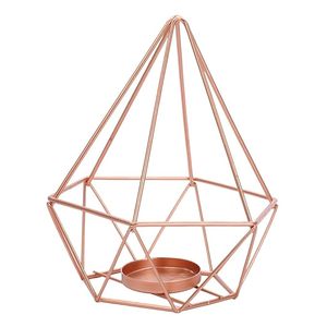 Bougeoir de Noël en métal plaqué or pour décoration de la maison, bon design, fait à la main - Product Image 3