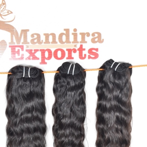 Paquetes de Cabello Remy Ondulado 100% Sin Procesar con Cutícula Alineada, Color Natural, Doble Trama, Frente de Encaje, 100g, de la India, Venta al por Mayor - Product Image 6