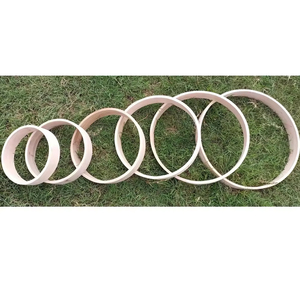 ห่วงกลองไม้ Willow Wood สำหรับกลองโบดราน ขนาด 8 นิ้ว โครงกลองไม้ ห่วงกลองไม้ เครื่องดนตรีระดับมืออาชีพ - Product Image 6