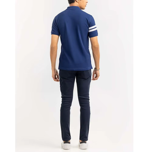 Polos classiques en coton pour hommes T-shirts de haute qualité sur mesure Vêtements décontractés élégants Slim Fit OEM - Product Image 4