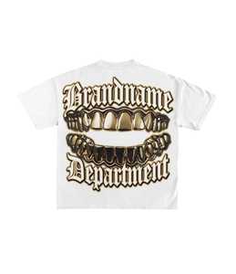 2025 High Quality 100% Cotton Trending Baggy Fit T-Shirt Custom Screen Printing Low MOQ with Custom Logo Wholesale - Product Image 3