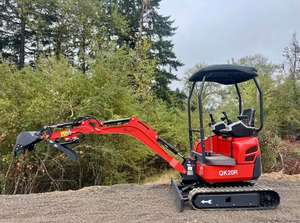 FREE SHIPPING CFG QK20R HYDRAULIC MINI EXCAVATOR 23HP PILOT CONTROLS 43" BLADE 14"DIGGING BUCKET EPA CE APPROVED HYDRAULIC THUMB - Product Image 5