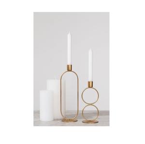 Élégant bougeoir en métal artisanal et artistique parfait pour offrir des anniversaires, des mariages ou des occasions spéciales culturelles - Product Image 1