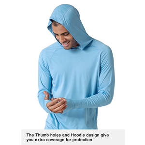 Holesale Shing ishing oooodies High formerformance Apparel 90% Polyester 10% Spandex uick-drying Fishing Hirt ITH - Product Image 2