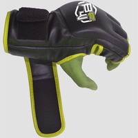 Gants de grappin de haute qualité 4oz UFC MMA mitaines de frappe à paume ouverte en gros entraînement Sparring imprimé Taekwondo Muay gants