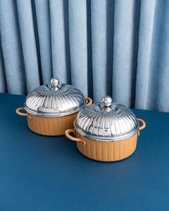 Qualité supérieure Élégant décoratif Moyen-Orient Ramadan Réchauffeur de nourriture Arabe Buffet Hotpot Casseroles Hot Pot Warmer - Product Image 4