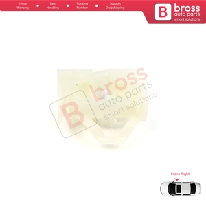 Clips de réparation de lève-vitre BWR34 R1 avant droit pour Polo Classic 6V Caddy MK2 Cordoba MK1 Ibiza MK2 Inca Octavia MK1 1U 6K483 - Product Image 3